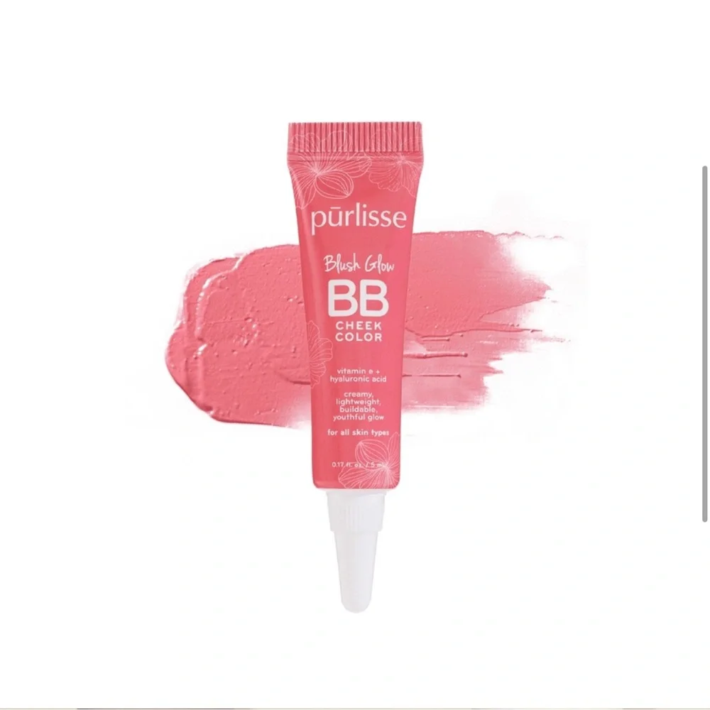 PURLISSE Blush Glow BB Cheek Color-Sweet Rose NEW